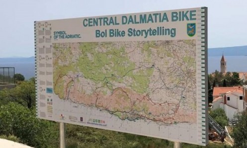 Bol on Brač island is the first in the world to have two bike storytelling trails
