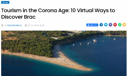 Turizam u doba korone: 10 virtualnih načina kako otkriti Brač