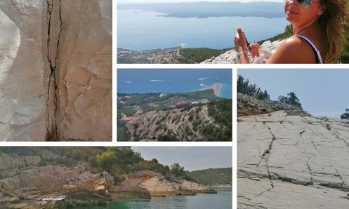 From which stone was Bol on the island of Brač built?